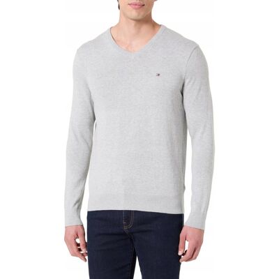 Inny producent TOMMY HILFIGER SWETER SZARY Z DŁUGIM RĘKAWEM MĘSKI XL 16BA Inny producent TOMMY HILFIGER SWETER SZARY Z DŁUGIM RĘKAWEM MĘSKI XL 16BA