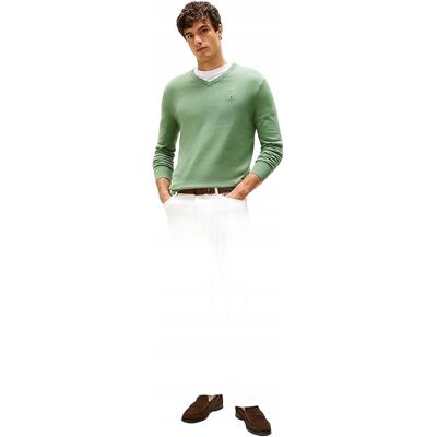Inny producent TOMMY HILFIGER SWETER ZIELONY Z DŁUGIM RĘKAWEM MĘSKI XXL 16BA Inny producent TOMMY HILFIGER SWETER ZIELONY Z DŁUGIM RĘKAWEM MĘSKI XXL 16BA