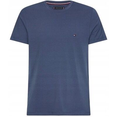 Tommy Hilfiger T-SHIRT MĘSKI GRANATOWY LOGO M I_A Tommy Hilfiger T-SHIRT MĘSKI GRANATOWY LOGO M I_A