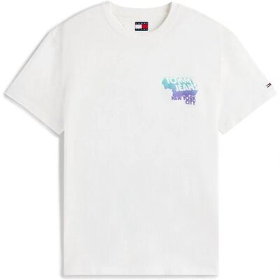 Tommy Hilfiger T-shirt Tommy Jeans New York City Biały DM0DM21589 YBL r.4XL Tommy Hilfiger T-shirt Tommy Jeans New York City Biały DM0DM21589 YBL r.4XL