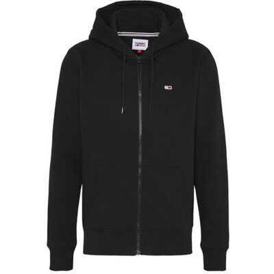 Tommy Hilfiger TOMMY JEANS bluza czarna zapinana na zamek Black, Rozmiar XL Tommy Hilfiger TOMMY JEANS bluza czarna zapinana na zamek Black, Rozmiar XL