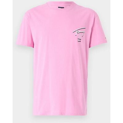 Tommy Hilfiger Tommy Jeans London NY Paris LA T-shirt męski różowy DM0DM21934 U06 r. 3XL Tommy Hilfiger Tommy Jeans London NY Paris LA T-shirt męski różowy DM0DM21934 U06 r. 3XL