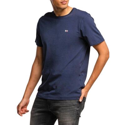 Tommy Hilfiger Tommy Jeans niebieski Regular Fit T-shirt męski, Rozmiar XL Tommy Hilfiger Tommy Jeans niebieski Regular Fit T-shirt męski, Rozmiar XL