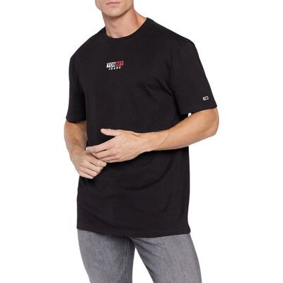 Tommy Hilfiger Tommy Jeans Regular Fit T-shirt męski czarny, Rozmiar XXL Tommy Hilfiger Tommy Jeans Regular Fit T-shirt męski czarny, Rozmiar XXL