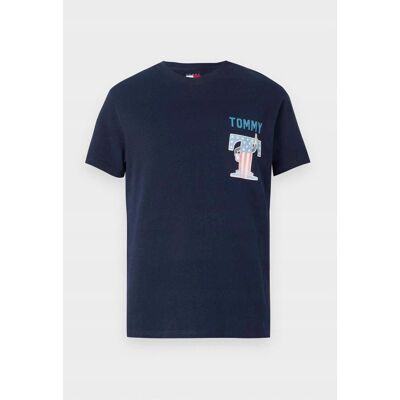 Tommy Hilfiger Tommy Jeans USA Script męski granatowy DM0DM21914 C1G r.M Tommy Hilfiger Tommy Jeans USA Script męski granatowy DM0DM21914 C1G r.M