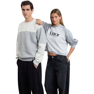 TRENDYOL MAN MĘSKA BLUZA WIELONIUANSOWA MELANŻ BEZ KAPTURA L 5DA TRENDYOL MAN MĘSKA BLUZA WIELONIUANSOWA MELANŻ BEZ KAPTURA L 5DA