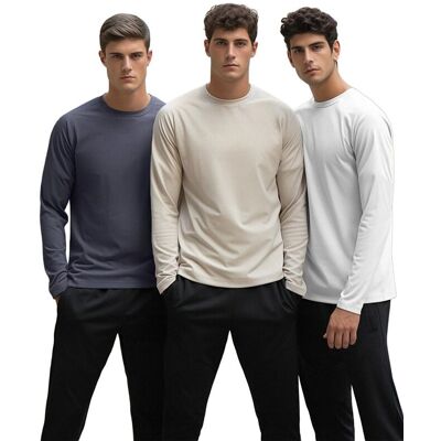 TRENDYOL MAN MĘSKI DŁUGI RĘKAW T-SHIRT Z OKRĄGŁYM DEKOLTEM BAWEŁNA S 5DA TRENDYOL MAN MĘSKI DŁUGI RĘKAW T-SHIRT Z OKRĄGŁYM DEKOLTEM BAWEŁNA S 5DA