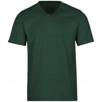 Inny producent TRIGEMA T-SHIRT MĘSKI ZIELONY BASIC DEKOLT V L 6BA Inny producent TRIGEMA T-SHIRT MĘSKI ZIELONY BASIC DEKOLT V L 6BA