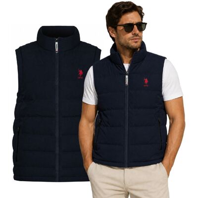 U.S. POLO ASSN. - KAMIZELKA MĘSKA - 103616 G/CZ S U.S. POLO ASSN. - KAMIZELKA MĘSKA - 103616 G/CZ S