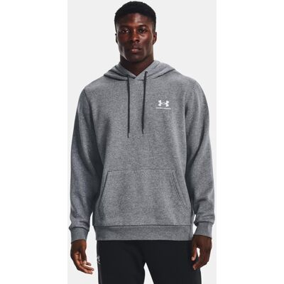 Under Armour Bluza Sportowa Męska Nierozpinana Bluza Sportowa Z Kapturem, Essential Fleece Hoodie, Szara, 1373880-012, Rozmiar Xl Under Armour Bluza Sportowa Męska Nierozpinana Bluza Sportowa Z Kapturem, Essential Fleece Hoodie, Szara, 1373880-012, Rozmiar Xl