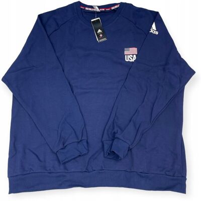 Adidas Wciągana bluza męska granatowa VOLLEYBALL USA 3XL Adidas Wciągana bluza męska granatowa VOLLEYBALL USA 3XL