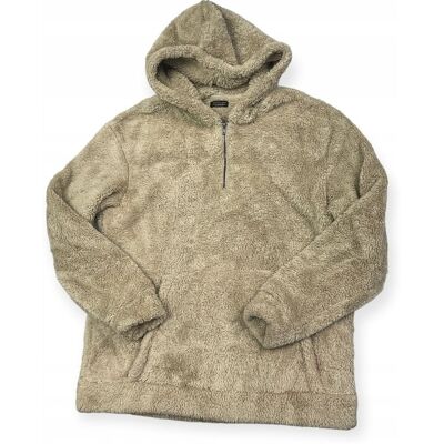 Wciągana bluza męska z kapturem miś Zara Man XL Wciągana bluza męska z kapturem miś Zara Man XL