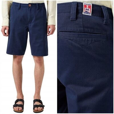 Wrangler CASEY JONES CHINO SHORTS krótkie granatowe spodenki szorty W31 Wrangler CASEY JONES CHINO SHORTS krótkie granatowe spodenki szorty W31