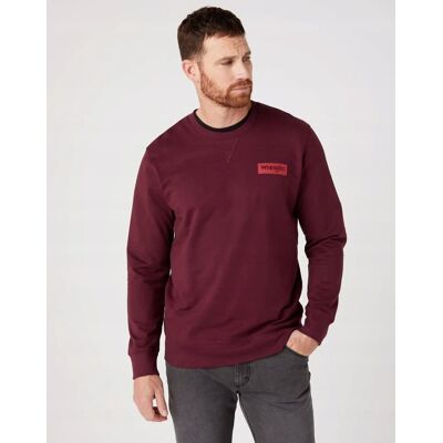 Wrangler CREW SWEATSHIRT WINETASTING W6X4HAR40 S Wrangler CREW SWEATSHIRT WINETASTING W6X4HAR40 S