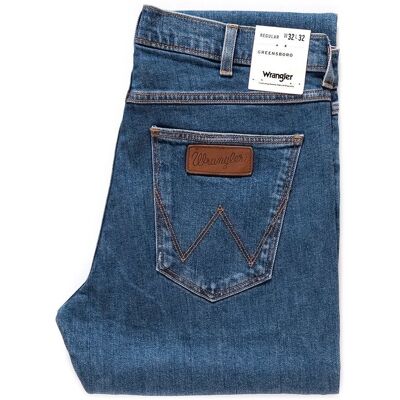 Inny producent Wrangler Greensboro Męskie Spodnie Jeansowe Darkstone W15Q23090-W38 L34 Inny producent Wrangler Greensboro Męskie Spodnie Jeansowe Darkstone W15Q23090-W38 L34