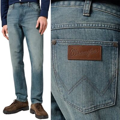 Wrangler GREENSBORO Sage Wash DżINS SPODNIE JEANSOWE BEZ STRECZU W32 L34 Wrangler GREENSBORO Sage Wash DżINS SPODNIE JEANSOWE BEZ STRECZU W32 L34
