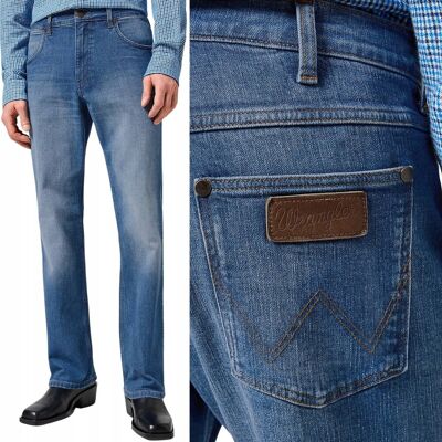 Wrangler HORIZON REGULAR BOOT Prairie ROZSZERZANE SPODNIE JEANSOWE W32 L34 Wrangler HORIZON REGULAR BOOT Prairie ROZSZERZANE SPODNIE JEANSOWE W32 L34