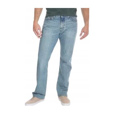 Wrangler JEANSY MĘSKIE PROSTE DŁUGIE NIEBIESKIE 34/32 JQA Wrangler JEANSY MĘSKIE PROSTE DŁUGIE NIEBIESKIE 34/32 JQA