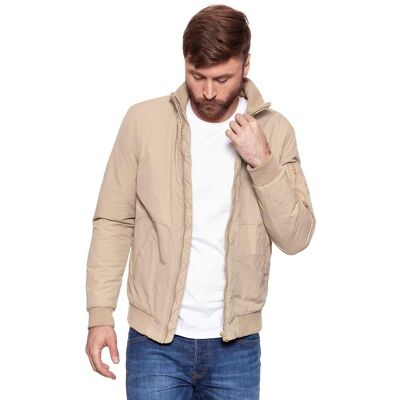 Wrangler Kurtka męska, Classic Bomber Clay Beige W4732Xiwm, rozmiar M Wrangler Kurtka męska, Classic Bomber Clay Beige W4732Xiwm, rozmiar M