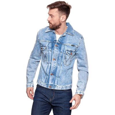 Wrangler Kurtka męska, Retro Jacket Glaston Blue W442Gw13S, rozmiar L Wrangler Kurtka męska, Retro Jacket Glaston Blue W442Gw13S, rozmiar L