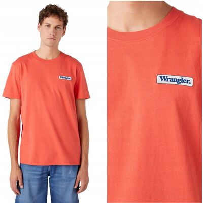 Wrangler LOGO TEE Paprika LUŹNY CZERWONY T-SHIRT BAWEŁNIANA KOSZULKA LOGO M Wrangler LOGO TEE Paprika LUŹNY CZERWONY T-SHIRT BAWEŁNIANA KOSZULKA LOGO M