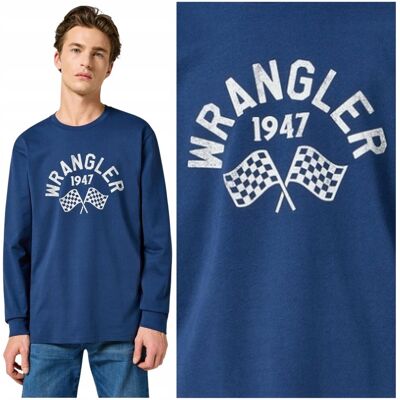 Wrangler LS GRAPHIC TEE longsleeve bawełniana koszulka długi rękaw logo M Wrangler LS GRAPHIC TEE longsleeve bawełniana koszulka długi rękaw logo M