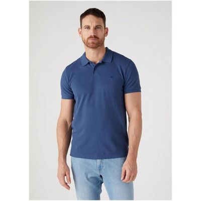 Inny producent Wrangler Poloshirt Męskie Polo Koszulka Z Kołnierzykiem Dark Denim W7X7K4Xtg-M Inny producent Wrangler Poloshirt Męskie Polo Koszulka Z Kołnierzykiem Dark Denim W7X7K4Xtg-M
