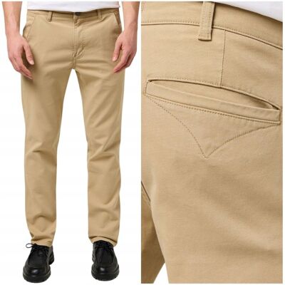 Wrangler Regular Chino Corn bawełniane spodnie materiałowe chinosy W38 L34 Wrangler Regular Chino Corn bawełniane spodnie materiałowe chinosy W38 L34