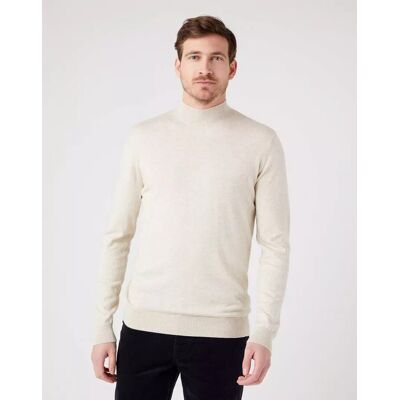 Wrangler Seasonal Knit Męski Sweter Golf Oat Mele W8D12Pc17-2Xl Wrangler Seasonal Knit Męski Sweter Golf Oat Mele W8D12Pc17-2Xl