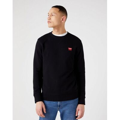 Inny producent Wrangler Sign Off Crew Męska Bluza Klasyczna Logo W661Ha100-M Inny producent Wrangler Sign Off Crew Męska Bluza Klasyczna Logo W661Ha100-M