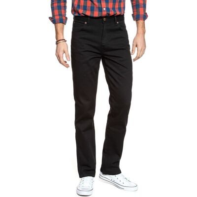 Inny producent Wrangler Spodnie Męskie Regular Fit Black W10I13M80-W32 L34 Inny producent Wrangler Spodnie Męskie Regular Fit Black W10I13M80-W32 L34