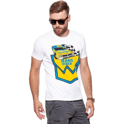 Wrangler T-shirt męski, B&Y; Crew Tee White W7C41Fk12, rozmiar XS Wrangler T-shirt męski, B&Y; Crew Tee White W7C41Fk12, rozmiar XS