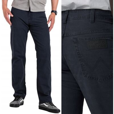 Wrangler TEXAS Dark Navy GRANATOWE SPODNIE BEZ STRECZU W30 L32 Wrangler TEXAS Dark Navy GRANATOWE SPODNIE BEZ STRECZU W30 L32