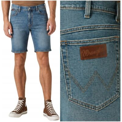 Wrangler TEXAS SHORTS Midnight Haze krótkie spodenki jeansowe szorty W31 Wrangler TEXAS SHORTS Midnight Haze krótkie spodenki jeansowe szorty W31