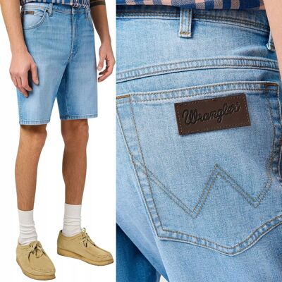 Wrangler TEXAS SHORTS Slate Shade krótkie spodenki jeansowe szorty W40 Wrangler TEXAS SHORTS Slate Shade krótkie spodenki jeansowe szorty W40