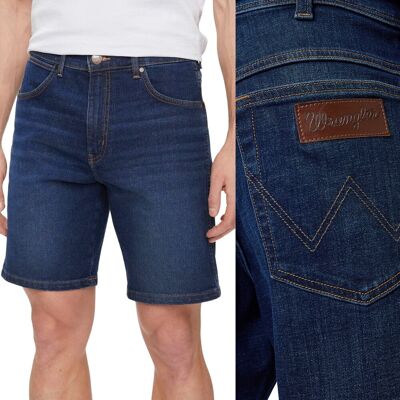 Wrangler TEXAS SHORTS Storm KRÓTKIE CIEMNE SPODENKI JEANSOWE SZORTY W33 Wrangler TEXAS SHORTS Storm KRÓTKIE CIEMNE SPODENKI JEANSOWE SZORTY W33