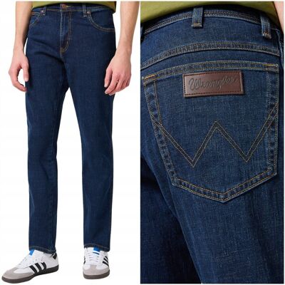 Wrangler Texas Slim Cross Game Lekko Dopasowane Spodnie Jeansowe W48 L32 Wrangler Texas Slim Cross Game Lekko Dopasowane Spodnie Jeansowe W48 L32