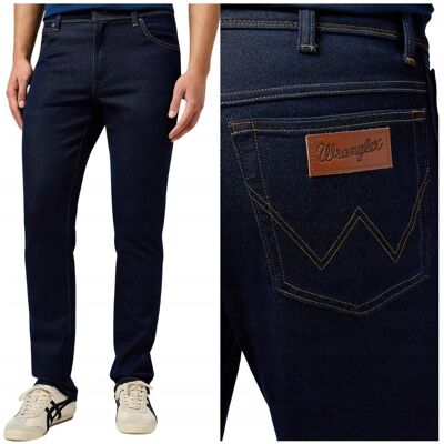 Wrangler TEXAS SLIM Moonlight Rinse EPIC SOFT spodnie jeansowe W33 L36 Wrangler TEXAS SLIM Moonlight Rinse EPIC SOFT spodnie jeansowe W33 L36