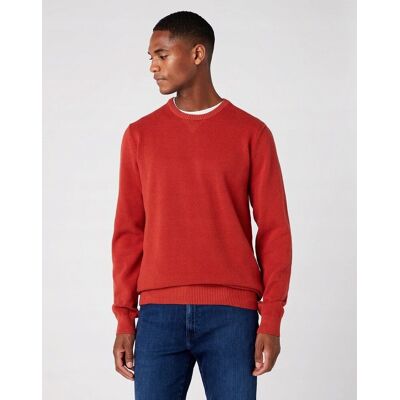 Wrangler TWO TONE CREW NOVA RED W8C6RLXDQ L Wrangler TWO TONE CREW NOVA RED W8C6RLXDQ L