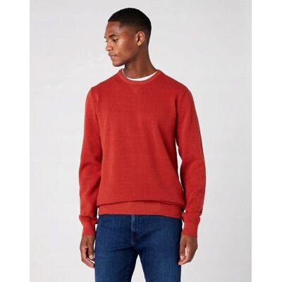 Wrangler TWO TONE CREW NOVA RED W8C6RLXDQ M Wrangler TWO TONE CREW NOVA RED W8C6RLXDQ M