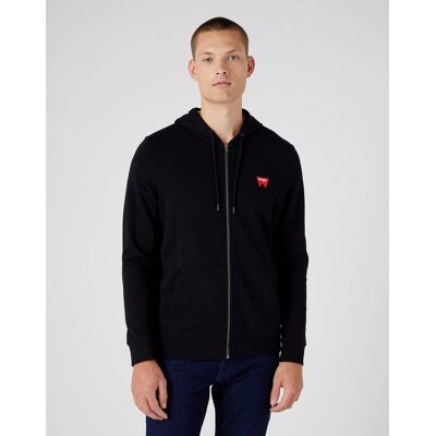 Inny producent Wrangler Zip Thru Hoodie Męska Bluza Logo W664Ha100-M Inny producent Wrangler Zip Thru Hoodie Męska Bluza Logo W664Ha100-M