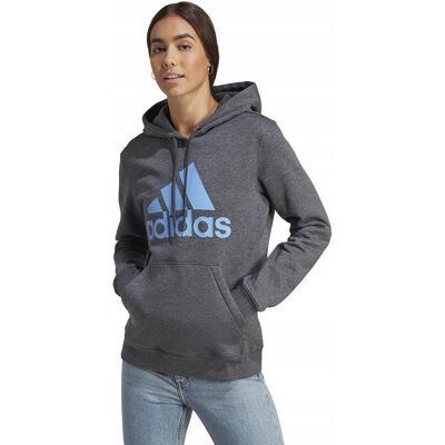 XS Bluza adidas Big Logo FL R HD IC9845 szary XS XS Bluza adidas Big Logo FL R HD IC9845 szary XS