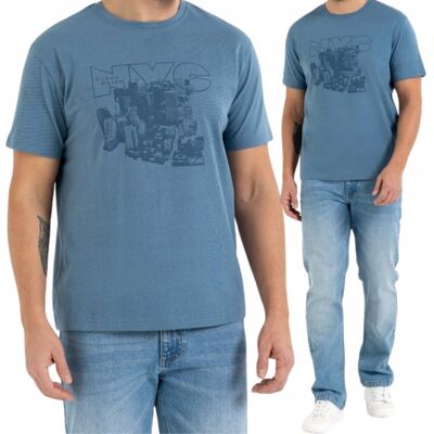 Zestaw Męski T-Shirt Z Nadrukiem M I Jeansy Klasyczne Wygodne 31 Moraj Zestaw Męski T-Shirt Z Nadrukiem M I Jeansy Klasyczne Wygodne 31 Moraj