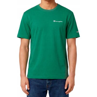Koszulka Męska Champion 221798-Gs108 Bawełniana Sportowa Zielona T-Shirt M Koszulka Męska Champion 221798-Gs108 Bawełniana Sportowa Zielona T-Shirt M