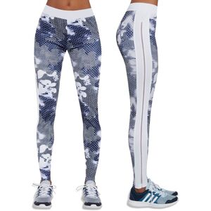 Legginsy do jogi Model S Niebieskie Geometryczne od Bas Bleu - Leggings Legginsy do jogi Model S Niebieskie Geometryczne od Bas Bleu - Leggings