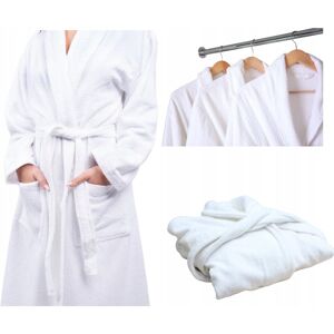 inna (Inny) Szlafrok Hotelowy SPA FROTTE Ciepły Bawełna 100% UNISEX BIAŁY OL3300 XS/S inna (Inny) Szlafrok Hotelowy SPA FROTTE Ciepły Bawełna 100% UNISEX BIAŁY OL3300 XS/S