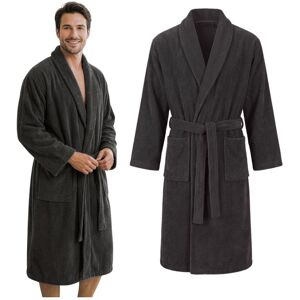 morella SZLAFROK MĘSKI FROTTE CIEPŁY BAWEŁNIANY ELEGANCKI WIĄZANY BEZ KAPTURA 3XL-4XL morella SZLAFROK MĘSKI FROTTE CIEPŁY BAWEŁNIANY ELEGANCKI WIĄZANY BEZ KAPTURA 3XL-4XL