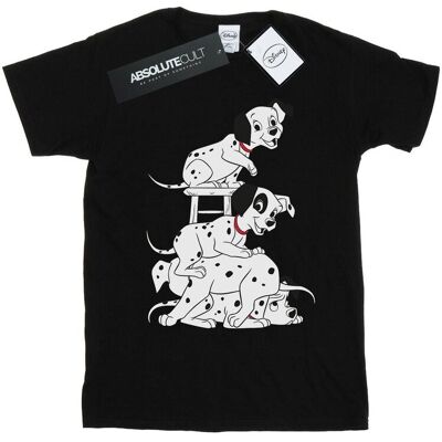 Disney 101 Dalmatians Koszulka Damska / Damska Z Krótkim Rękawem (3XL / Czarny) Disney 101 Dalmatians Koszulka Damska / Damska Z Krótkim Rękawem (3XL / Czarny)