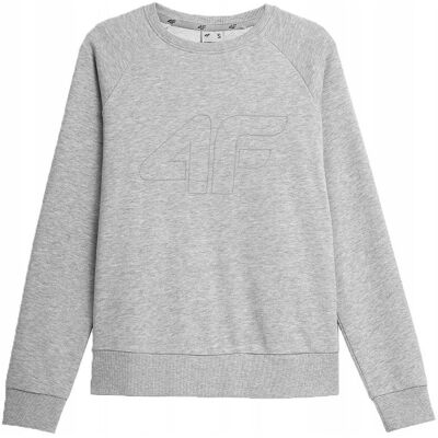 4F Bluza Damska Tswsf370 Bawełna Szara Rozm. S 4F Bluza Damska Tswsf370 Bawełna Szara Rozm. S