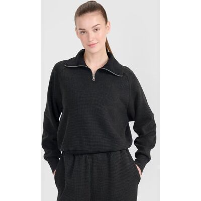 Bluza dresowa oversize nierozpinana bez kaptura damska 4FRSS25TSWSF2150-20S Czarny Roz. S Bluza dresowa oversize nierozpinana bez kaptura damska 4FRSS25TSWSF2150-20S Czarny Roz. S